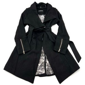 Guess Black Trench Coat